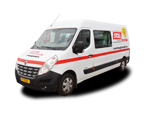 Fourgon 9 places RENAULT MASTER FOURGON DOUBLE CAB avant gauche