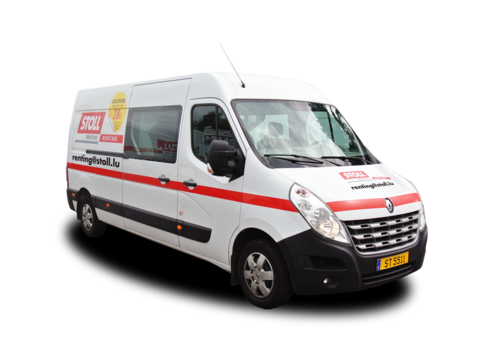 Fourgon 9 places RENAULT MASTER FOURGON DOUBLE CAB avant droit