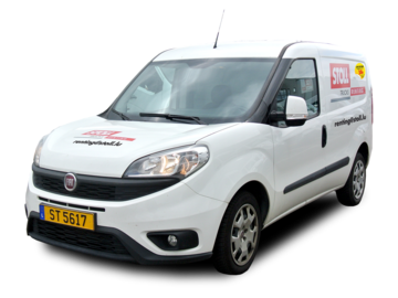 Fourgon 3m³ FIAT DOBLO avant gauche