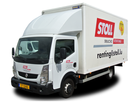 Caisse 20m³ RENAULT MASTER CAISSE 20M3 avant gauche